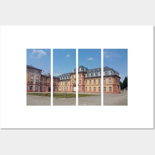 Bruchsal Palace (Schloss Bruchsal), also called the Damiansburg, is a Baroque palace complex located in the Baden-Wurttemberg. A fine Roccoco decoration. Germany Posters and Art